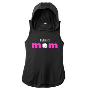 Tennis Mom Gift Meaningful Gift Ladies PosiCharge Tri-Blend Wicking Draft Hoodie Tank