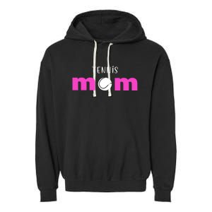 Tennis Mom Gift Meaningful Gift Garment-Dyed Fleece Hoodie