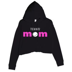 Tennis Mom Gift Meaningful Gift Crop Fleece Hoodie