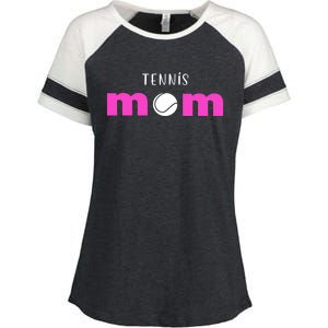 Tennis Mom Gift Meaningful Gift Enza Ladies Jersey Colorblock Tee