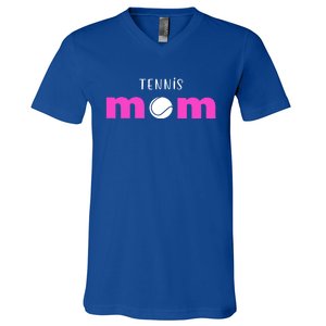 Tennis Mom Gift Meaningful Gift V-Neck T-Shirt