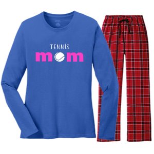 Tennis Mom Gift Meaningful Gift Women's Long Sleeve Flannel Pajama Set 