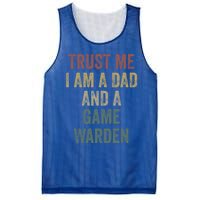 Trust Me Game Warden Dad Funny Fathers Day Meaningful Gift Mesh Reversible Basketball Jersey Tank