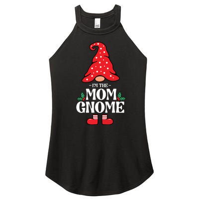 The Mom Gnome Funny Family Matching Group Christmas Women’s Perfect Tri Rocker Tank