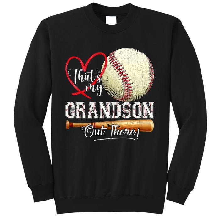 ThatS My Grandson Out There Baseball Grandma MotherS Day Sweatshirt