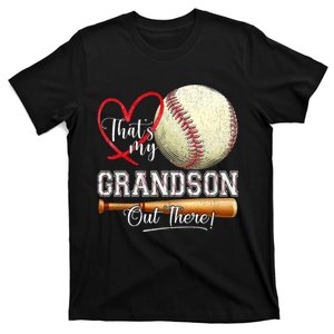 ThatS My Grandson Out There Baseball Grandma MotherS Day T-Shirt