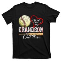 Thats My Grandson Out There Baseball Grandma T-Shirt