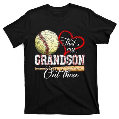 Thats My Grandson Out There Baseball Grandma T-Shirt