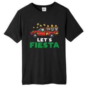 Three Mexican Gnomes On Taco Truck Lets Fiesta Cinco De Mayo Tall Fusion ChromaSoft Performance T-Shirt