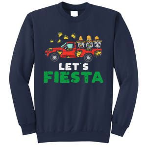 Three Mexican Gnomes On Taco Truck Lets Fiesta Cinco De Mayo Sweatshirt