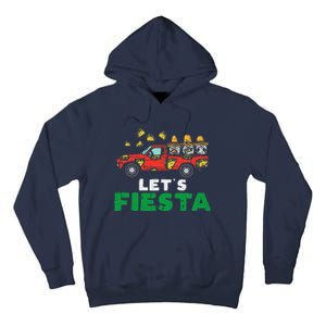 Three Mexican Gnomes On Taco Truck Lets Fiesta Cinco De Mayo Tall Hoodie