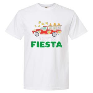 Three Mexican Gnomes On Taco Truck Lets Fiesta Cinco De Mayo Garment-Dyed Heavyweight T-Shirt