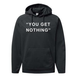 Thepondpork Marco Garofalo Pork You Get Nothing Performance Fleece Hoodie