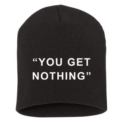 Thepondpork Marco Garofalo Pork You Get Nothing Short Acrylic Beanie