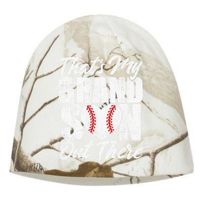 That's My Grandson Out There Baseball Grandma Kati - Camo Knit Beanie