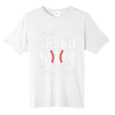 That's My Grandson Out There Baseball Grandma Tall Fusion ChromaSoft Performance T-Shirt