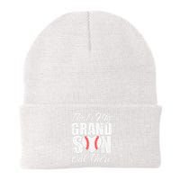 That's My Grandson Out There Baseball Grandma Knit Cap Winter Beanie