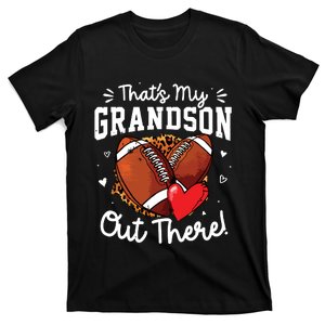 ThatS My Grandson Out There Funny Football Grandma T-Shirt