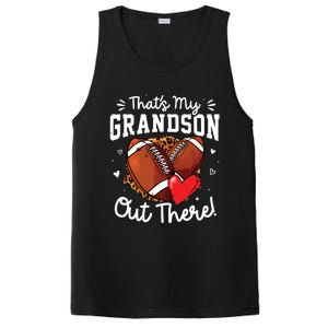 ThatS My Grandson Out There Funny Football Grandma PosiCharge Competitor Tank