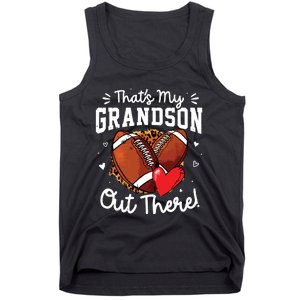 ThatS My Grandson Out There Funny Football Grandma Tank Top