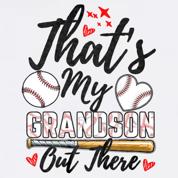 ThatS My Grandson Out There Baseball Grandma MotherS Day Adult Drive Performance Visor