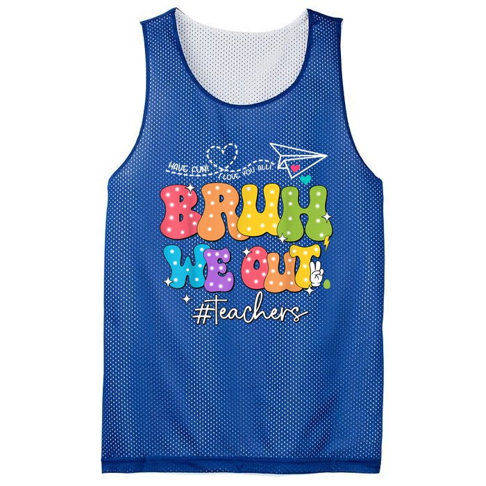 Teachers Meaningful Gift Mesh Reversible Basketball Jersey Tank