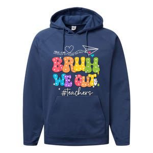 Teachers Meaningful Gift Performance Fleece Hoodie