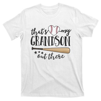 ThatS My Grandson Out There Baseball Grandma MotherS Day T-Shirt