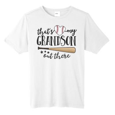 ThatS My Grandson Out There Baseball Grandma MotherS Day Tall Fusion ChromaSoft Performance T-Shirt