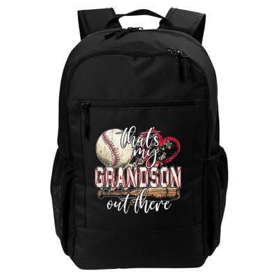 Thats My Grandson Out There Baseball Grandma Mothers Day Backpack