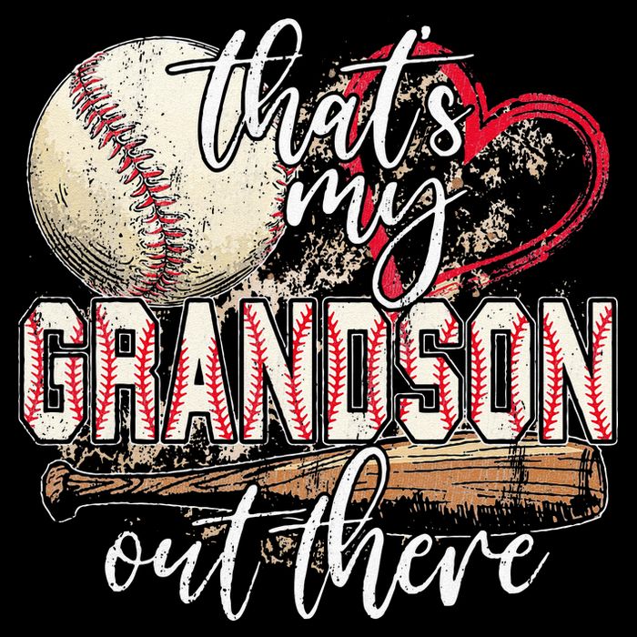 Thats My Grandson Out There Baseball Grandma Mothers Day 16 in Basic Backpack