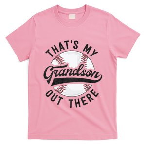 ThatS My Grandson Out There Baseball For Grandpa Grandma T-Shirt