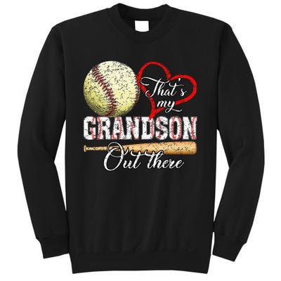 ThatS My Grandson Out There Baseball Grandma MotherS Day Sweatshirt