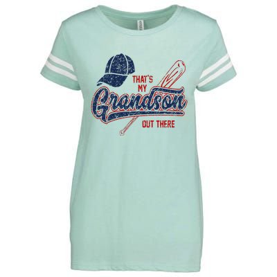 Thats My Grandson Out There Baseball Grandma Mothers Day Enza Ladies Jersey Football T-Shirt