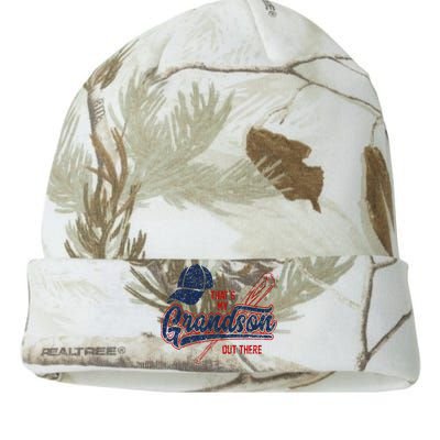 Thats My Grandson Out There Baseball Grandma Mothers Day Kati Licensed 12" Camo Beanie