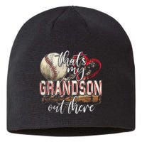 That's My Grandson Out There Baseball Grandma Mother's Day Sustainable Beanie