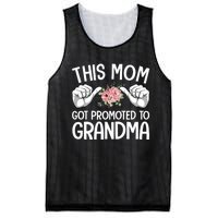 This Mom Got Promoted To Grandma Flower Art Mesh Reversible Basketball Jersey Tank