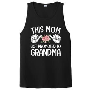 This Mom Got Promoted To Grandma Flower Art PosiCharge Competitor Tank