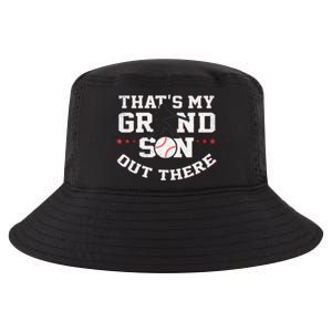 Thats My Grandson Out There Gifts Women Baseball Grandma Mom Cool Comfort Performance Bucket Hat