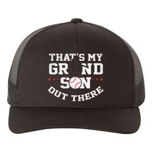 Thats My Grandson Out There Gifts Women Baseball Grandma Mom Yupoong Adult 5-Panel Trucker Hat