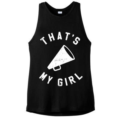 Thats My Girl Cheerleading Ladies PosiCharge Tri-Blend Wicking Tank