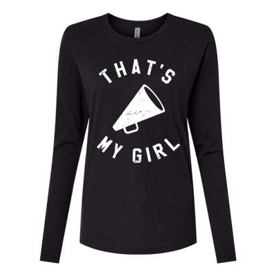 Thats My Girl Cheerleading Womens Cotton Relaxed Long Sleeve T-Shirt