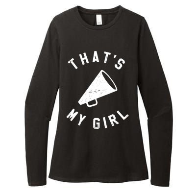 Thats My Girl Cheerleading Womens CVC Long Sleeve Shirt