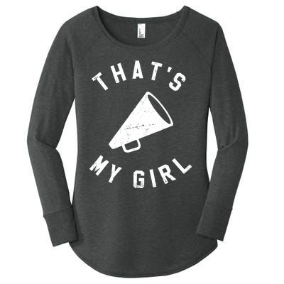 Thats My Girl Cheerleading Women's Perfect Tri Tunic Long Sleeve Shirt