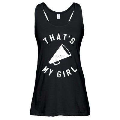 Thats My Girl Cheerleading Ladies Essential Flowy Tank