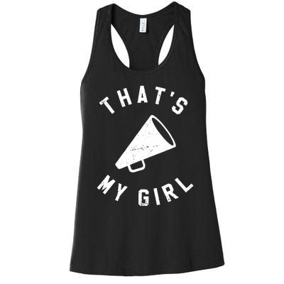 Thats My Girl Cheerleading Women's Racerback Tank