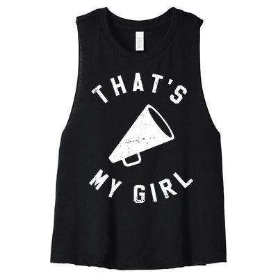 Thats My Girl Cheerleading Women's Racerback Cropped Tank