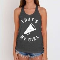 Thats My Girl Cheerleading Women's Knotted Racerback Tank