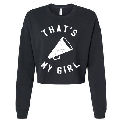 Thats My Girl Cheerleading Cropped Pullover Crew