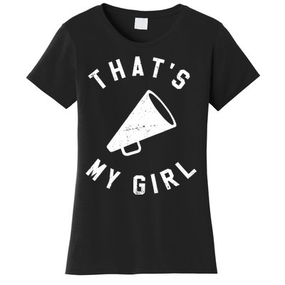 Thats My Girl Cheerleading Women's T-Shirt